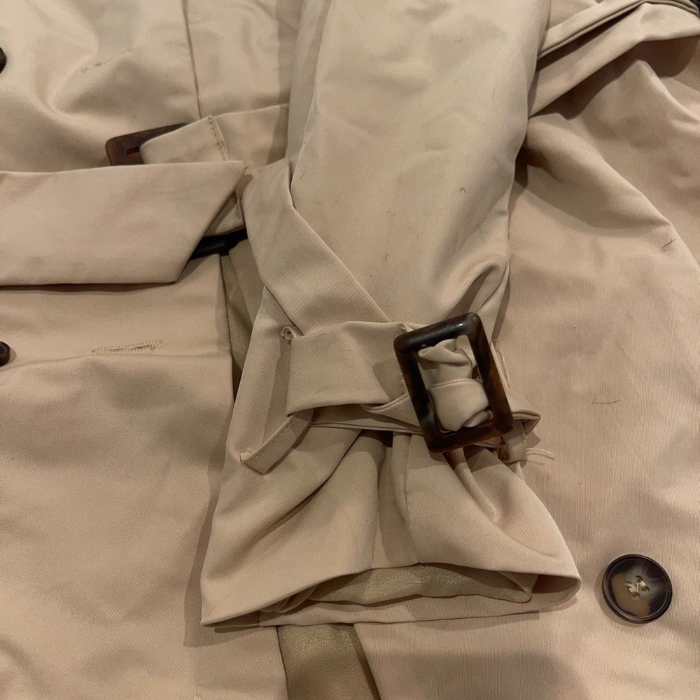 Boo Hoo Trench Coat - Picture 3 of 4